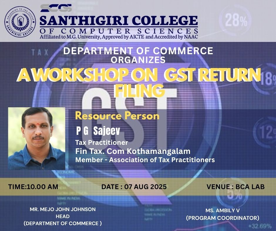 Workshop on GST return filing