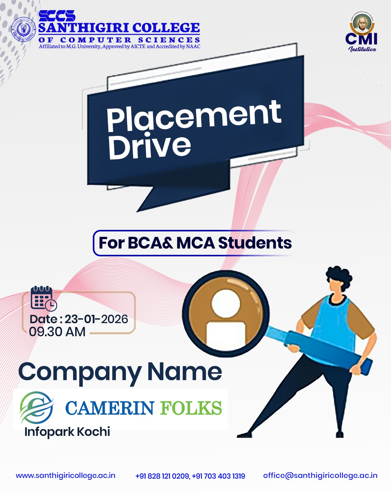 Placement Drive-Camerin Folks